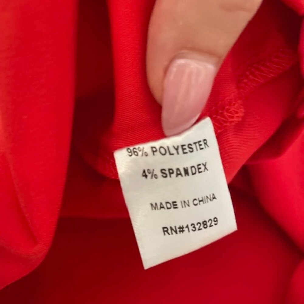 NWT Revolve Red Superdown Peyton Ruffle Dress Siz… - image 3